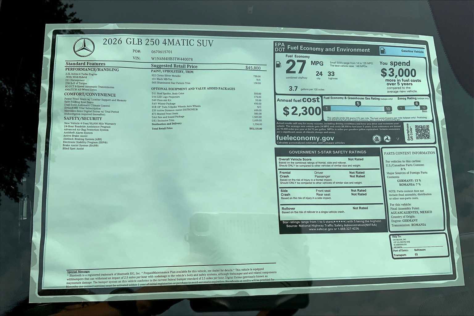 Certified 2026 Mercedes-Benz GLB 250 4MATIC image 26