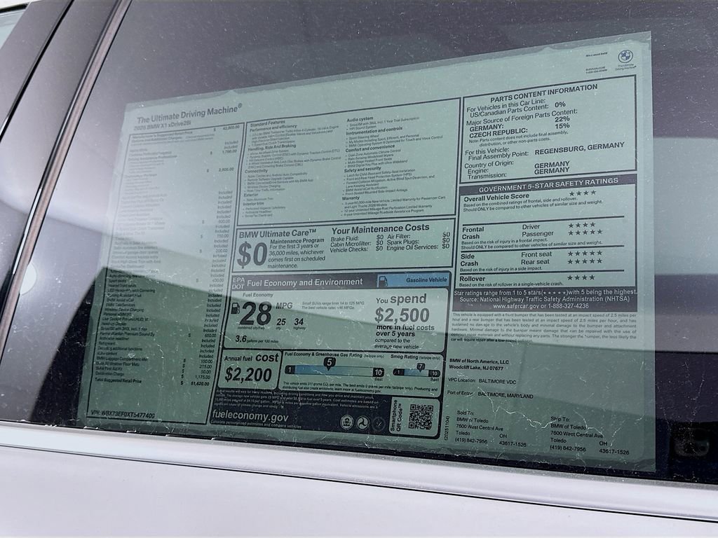 New 2026 BMW X1 xDrive28i w/ Technology Package image 12