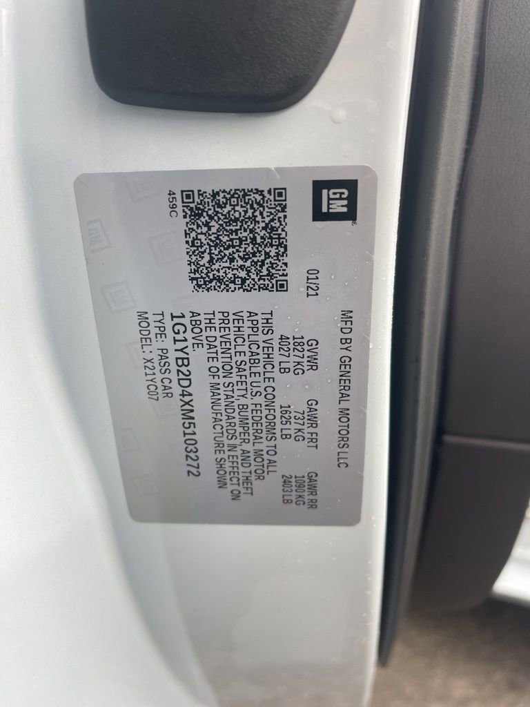 Used 2021 Chevrolet Corvette Stingray Preferred Cpe w/ Chrome Exterior Badge Package image 35