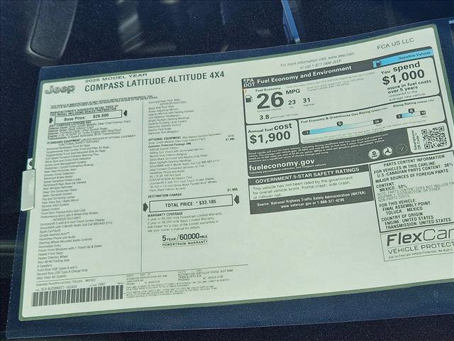New 2026 Jeep Compass Latitude image 17