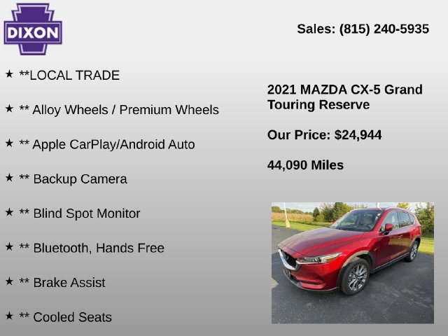 Used 2021 MAZDA CX-5 Grand Touring Reserve AWD/4WD image 4