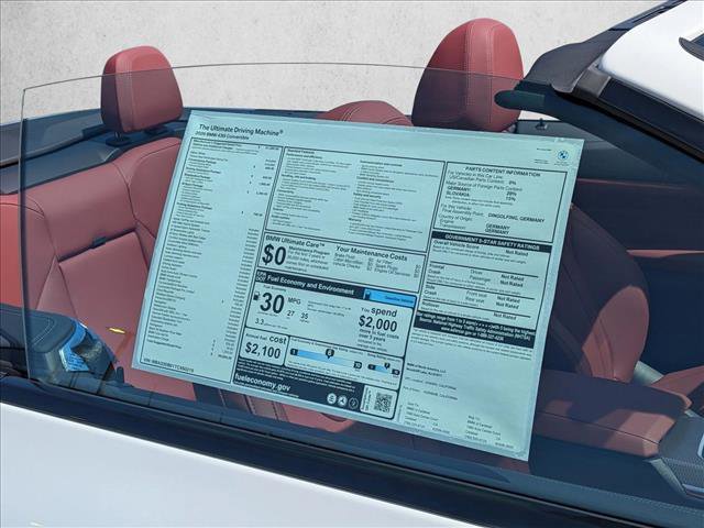 New 2026 BMW 430i Convertible w/ M Sport Package RWD image 17