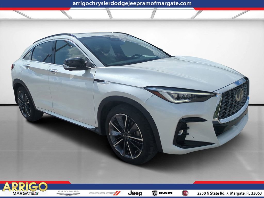 Used 2025 INFINITI QX55 Essential w/ Cargo Package AWD/4WD video 1
