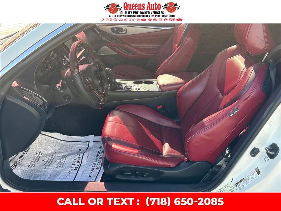 Used 2018 INFINITI Q60 Red Sport 400 AWD/4WD image 10