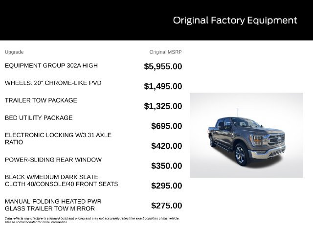 Used 2023 Ford F150 XLT w/ Equipment Group 302A High AWD/4WD image 11