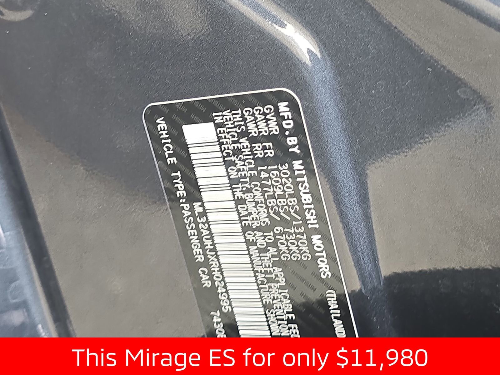 Used 2024 Mitsubishi Mirage ES image 40