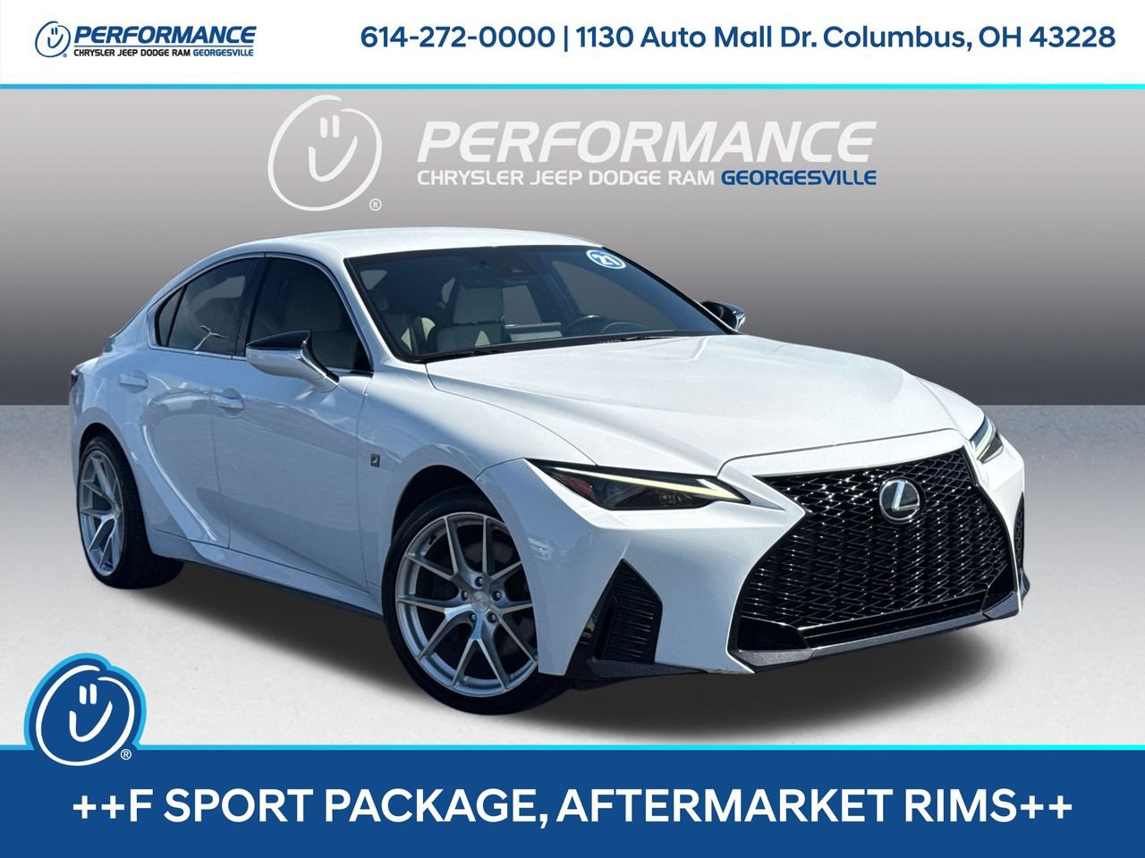 Used 2021 Lexus IS 350 F Sport w/ Accessory Package
