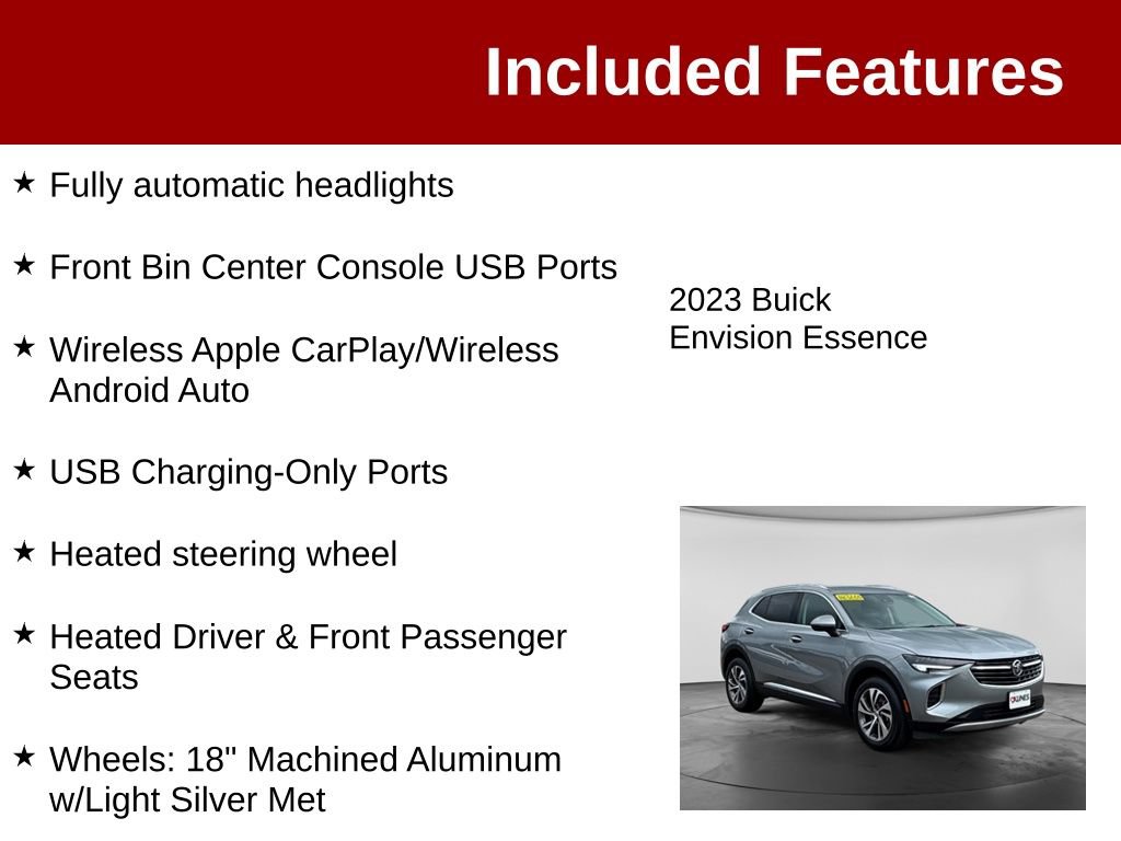 Used 2023 Buick Envision Essence AWD/4WD image 4