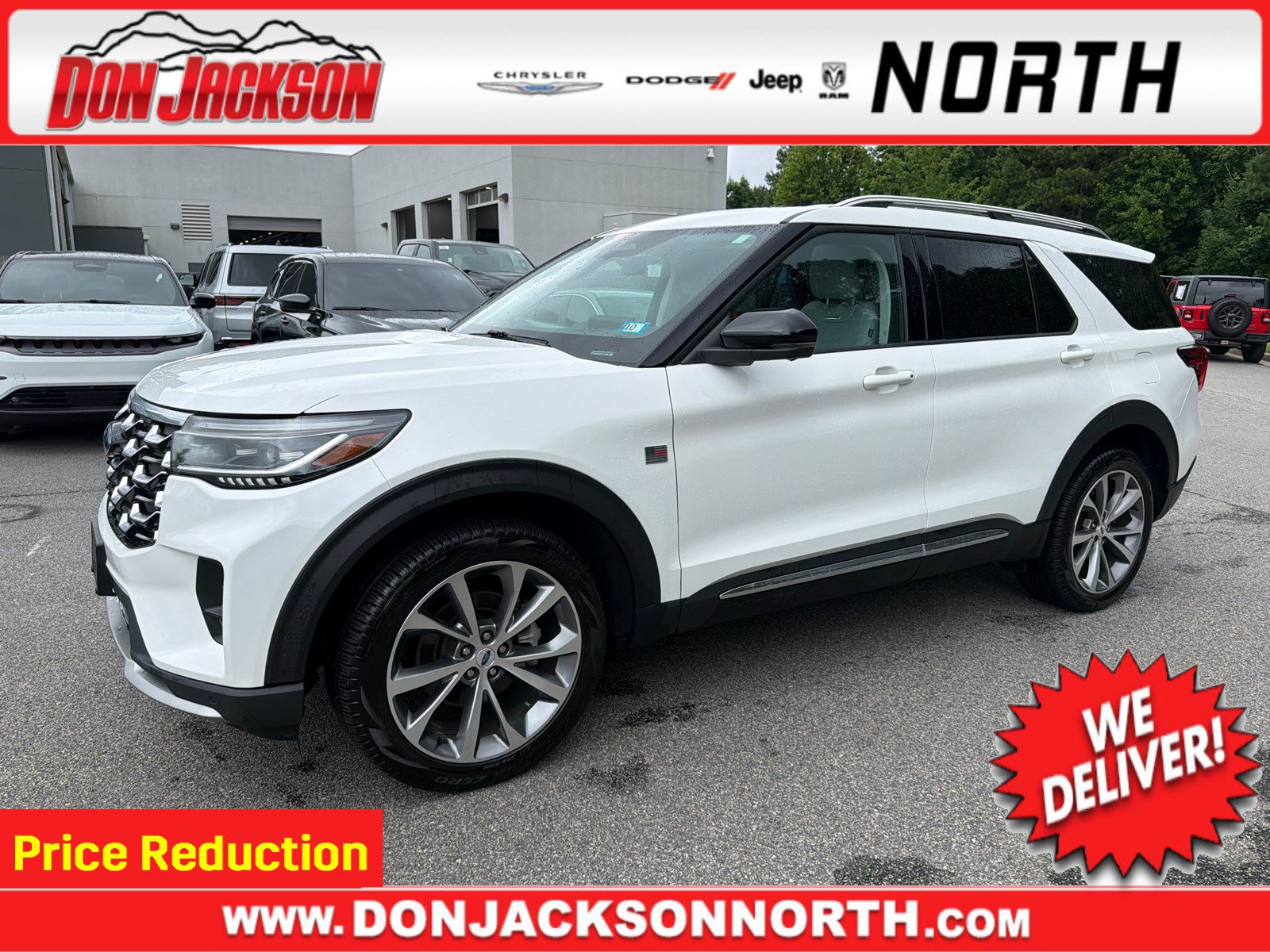 Used 2025 Ford Explorer Platinum w/ Ultimate Package AWD/4WD image 1