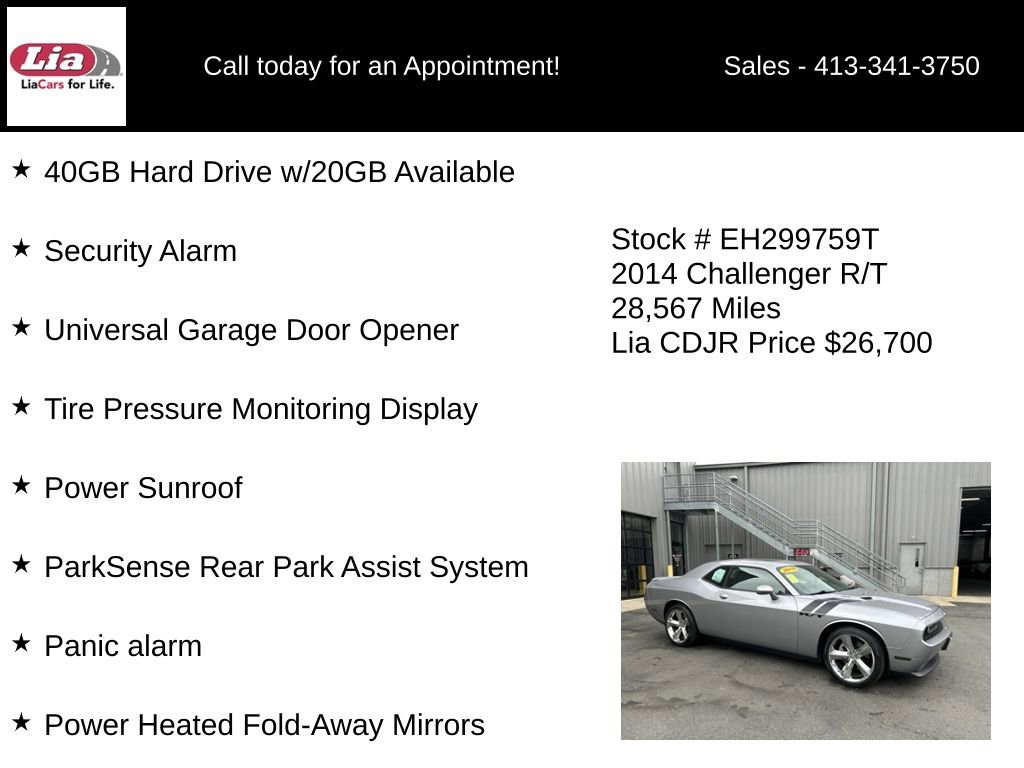 Used 2014 Dodge Challenger R/T w/ Sound Group II RWD image 16