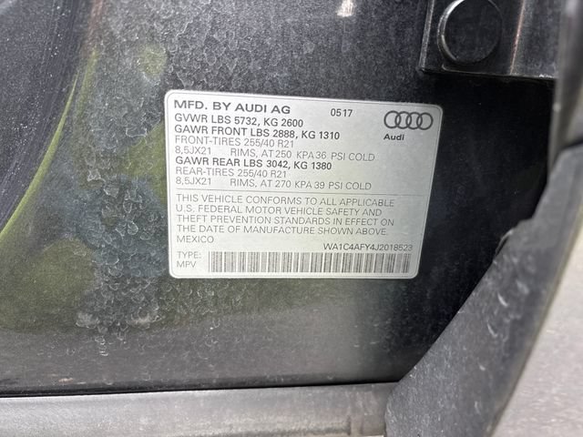 Used 2018 Audi SQ5 Prestige AWD/4WD image 31