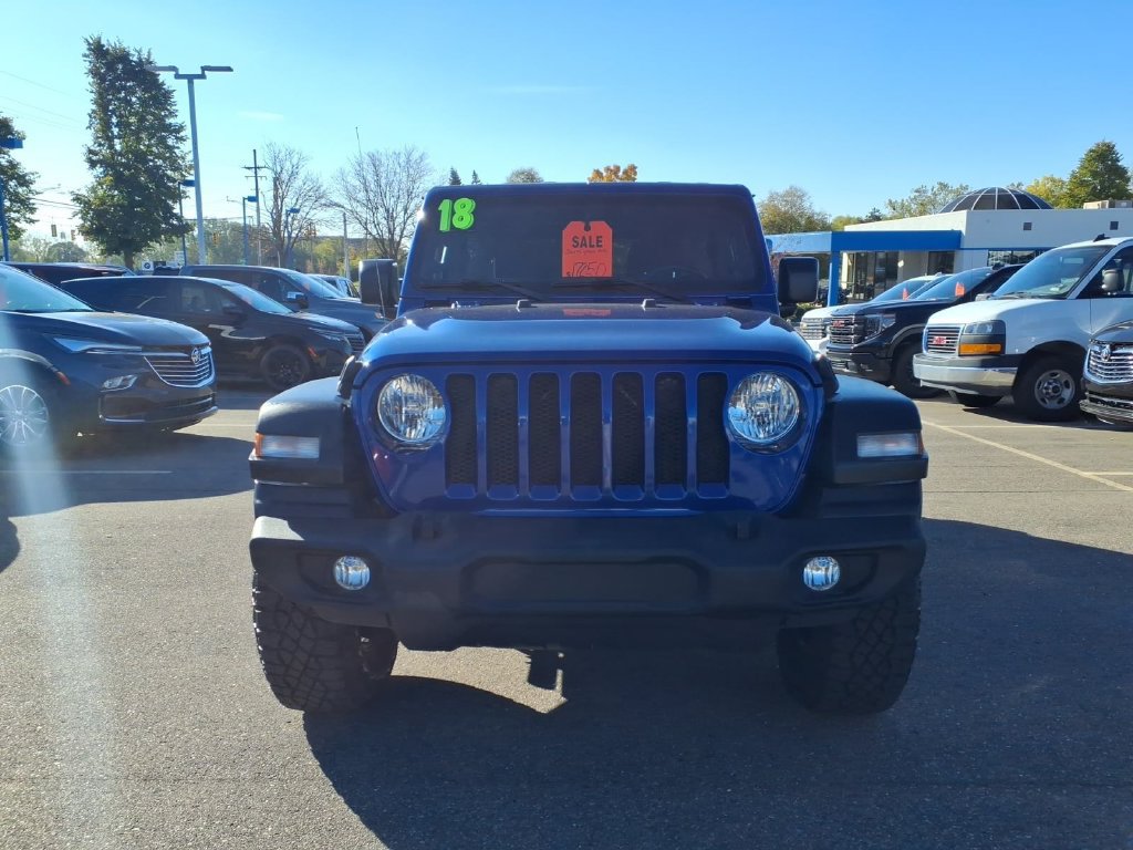 Used 2018 Jeep Wrangler Unlimited Sport S AWD/4WD image 2