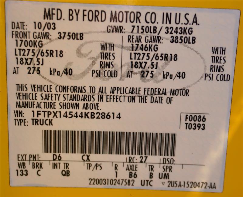 Used 2004 Ford F150 4x4 SuperCab image 41