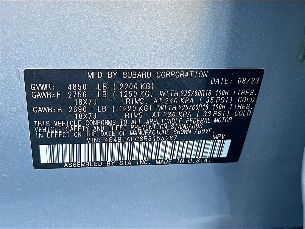 Used 2024 Subaru Outback Onyx Edition image 34