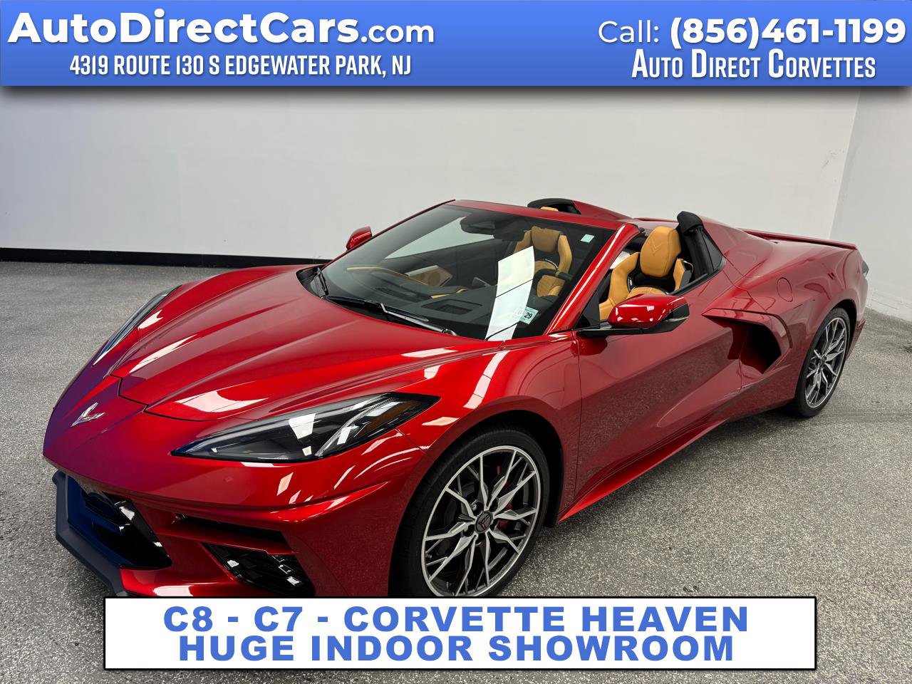 Used 2024 Chevrolet Corvette Stingray Preferred Conv w/ Chrome Exterior Badge Package image 1