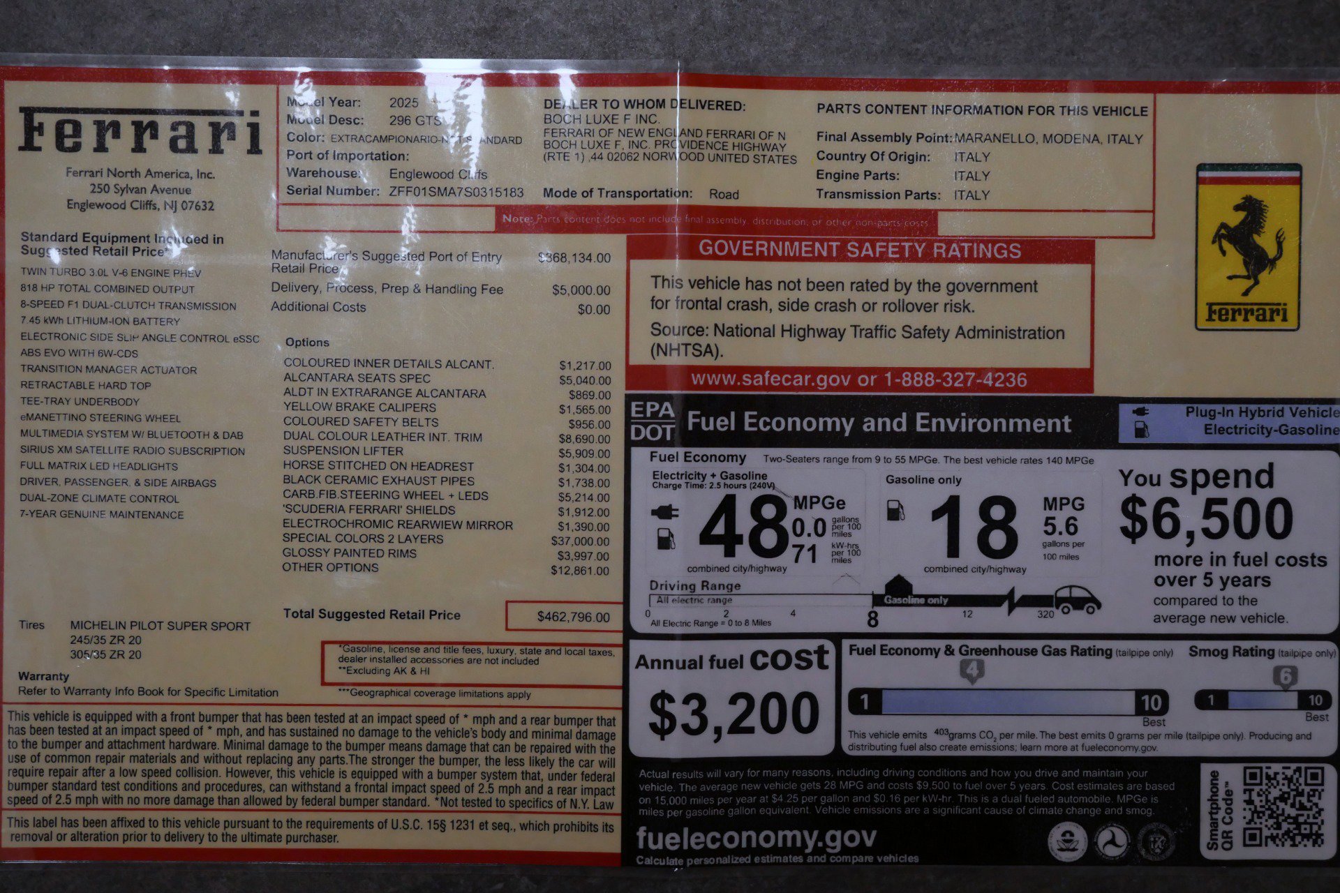 Used 2025 Ferrari 296 GTS image 23