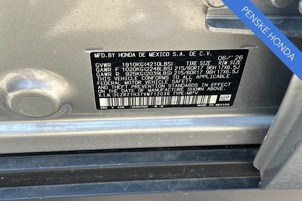 New 2027 Honda HR-V LX image 31
