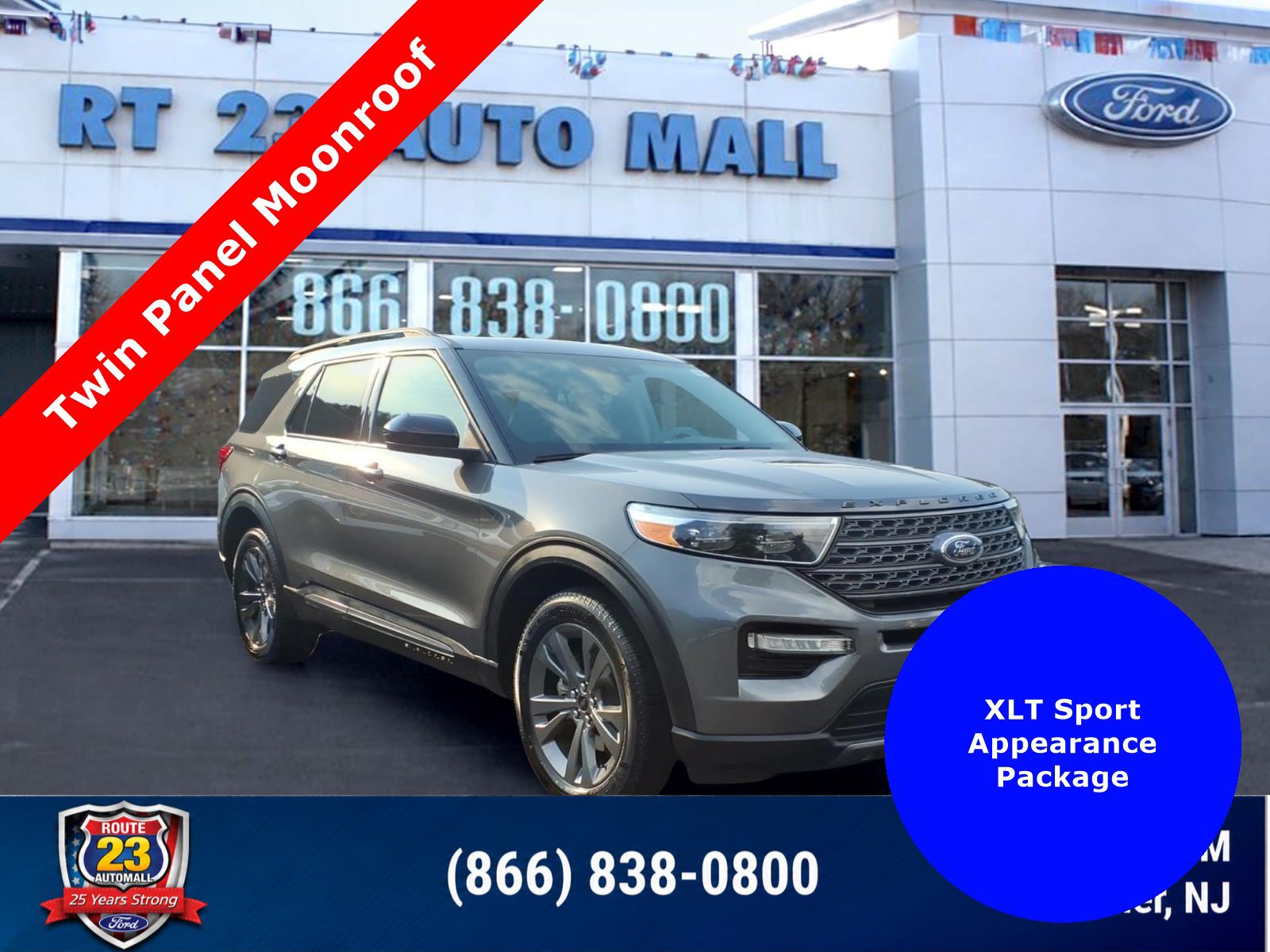 Certified 2023 Ford Explorer XLT w/ Equipment Group 202A AWD/4WD image 1