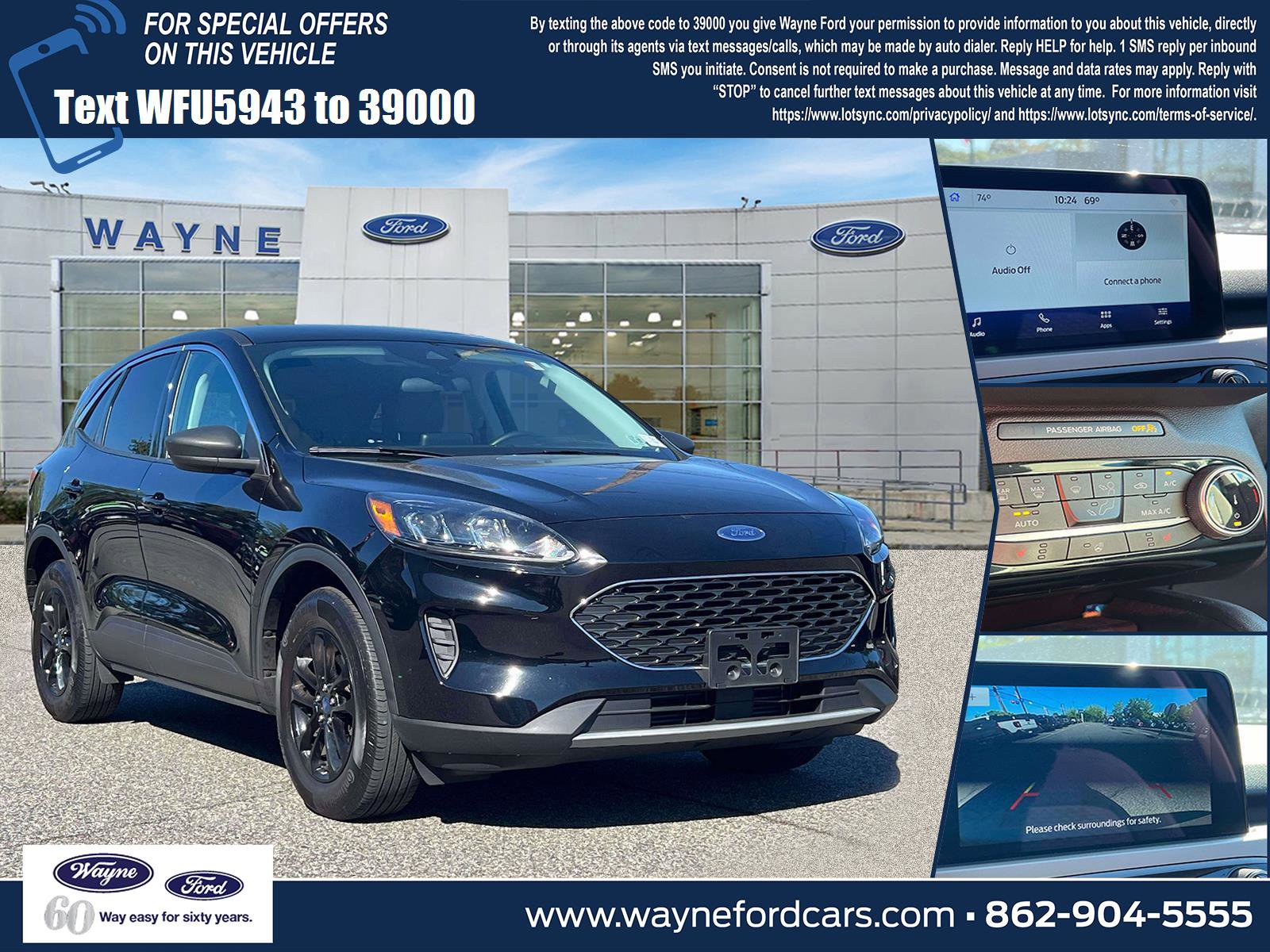 Certified 2022 Ford Escape SE w/ Cold Weather Package