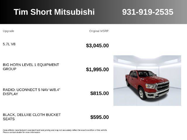 Used 2023 RAM 1500 Big Horn AWD/4WD image 7