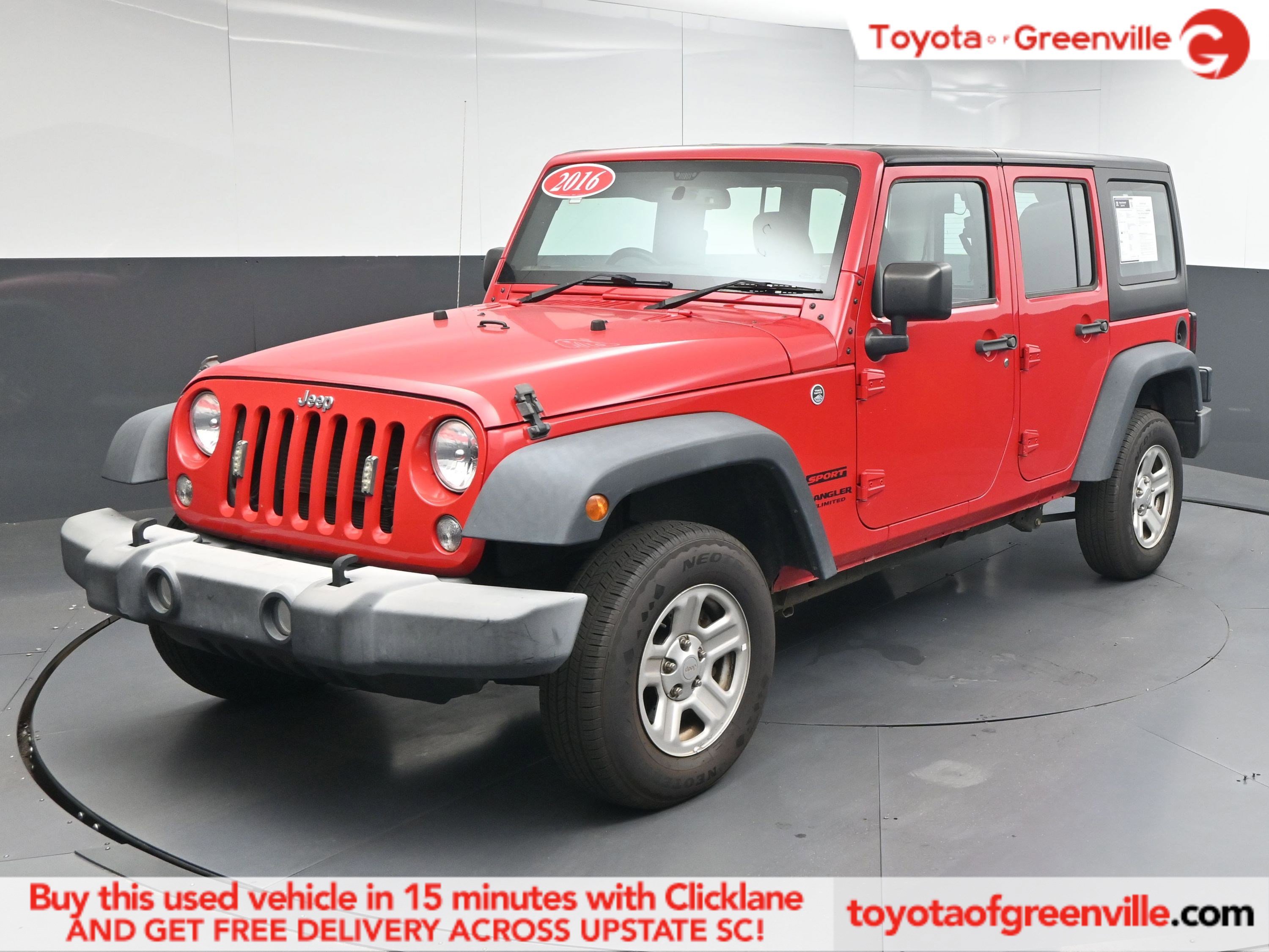 Used 2016 Jeep Wrangler Unlimited Sport