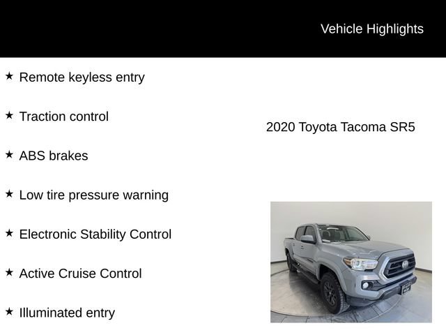 Used 2020 Toyota Tacoma SR5 w/ SR5 Appearance Package (SM) RWD image 6