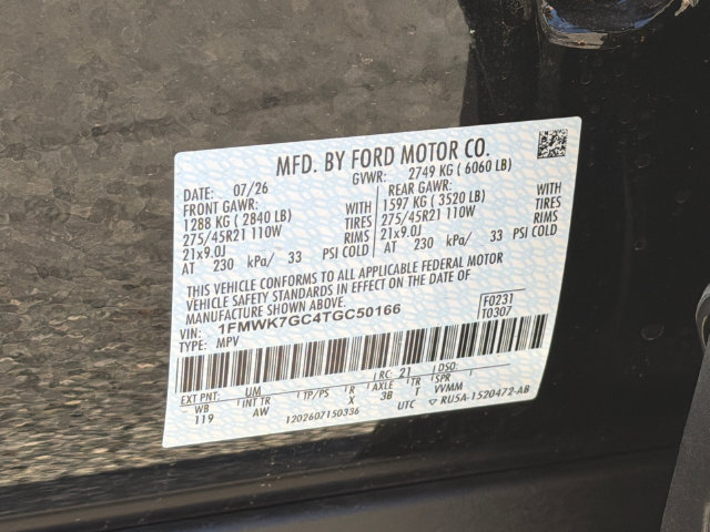 New 2026 Ford Explorer ST RWD image 36