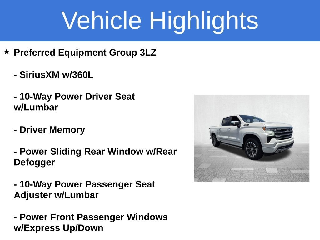 Certified 2024 Chevrolet Silverado 1500 High Country w/ Technology Package AWD/4WD image 4