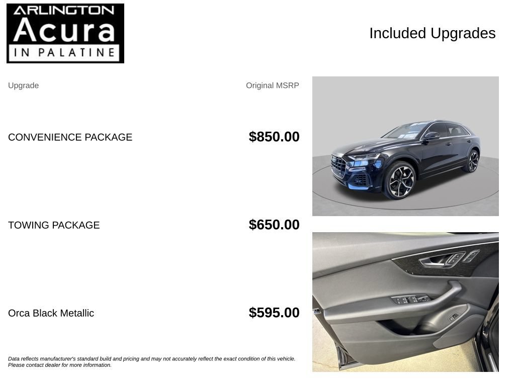 Used 2019 Audi Q8 Premium w/ Convenience Package AWD/4WD image 4