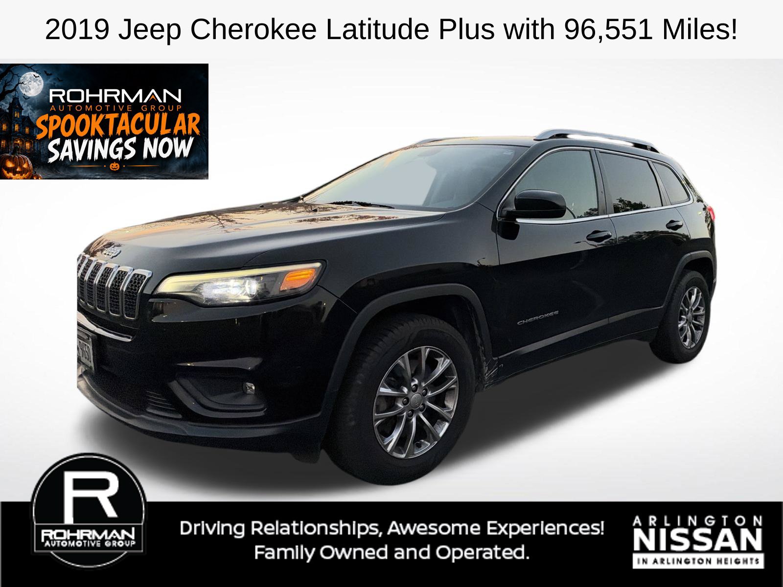 Used 2019 Jeep Cherokee Latitude Plus w/ Comfort/Convenience Group AWD/4WD image 1