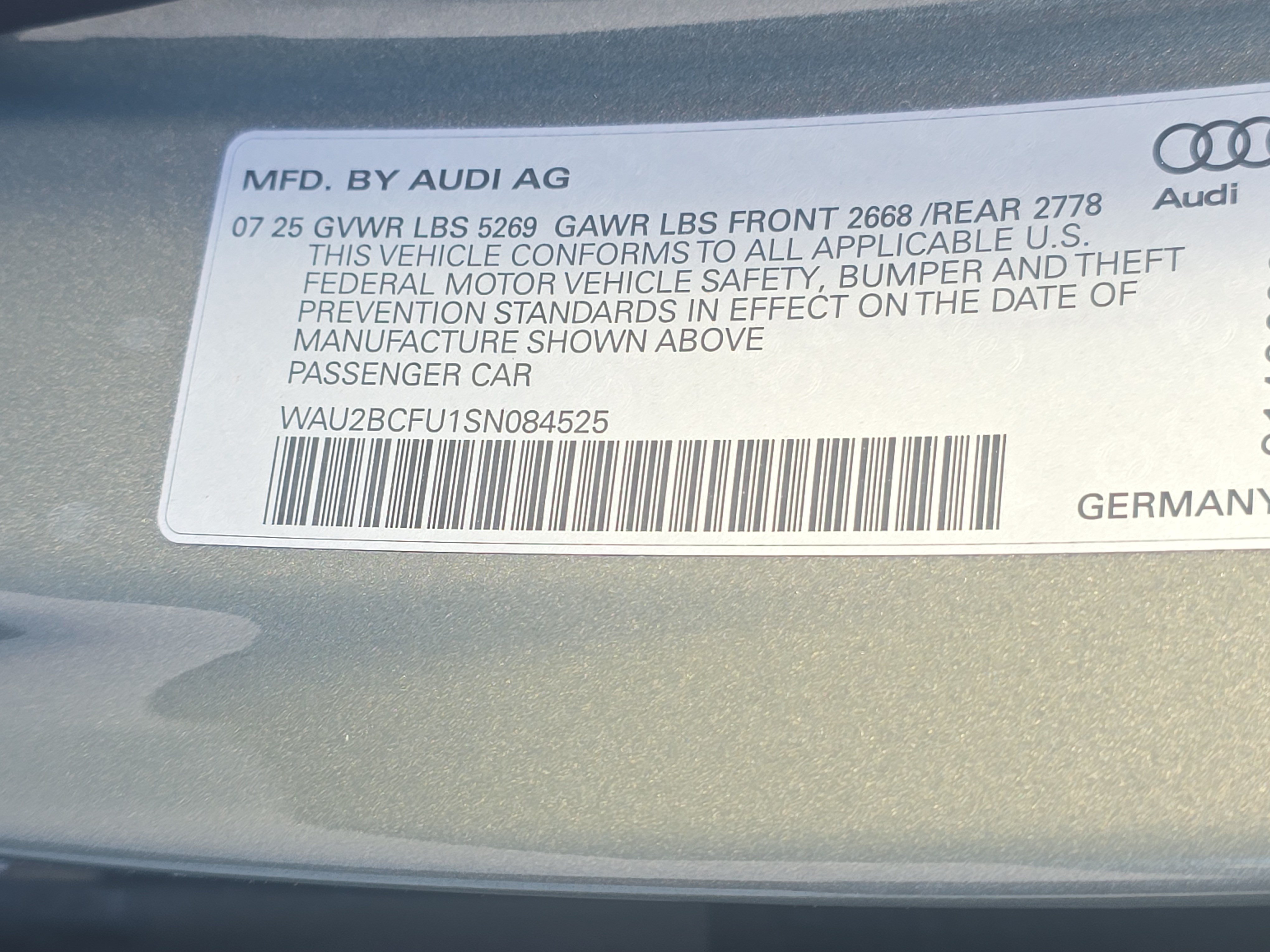 Certified 2025 Audi A5 2.0T Premium Plus w/ Premium Plus AWD/4WD image 33