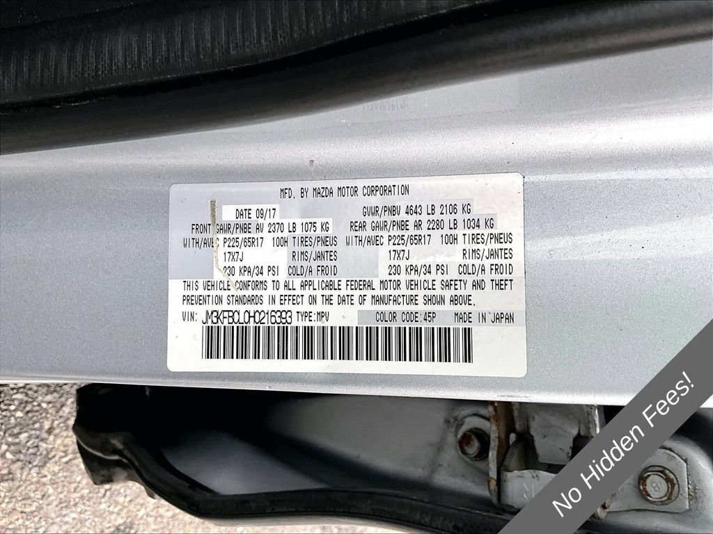 Used 2017 MAZDA CX-5 Touring w/ Preferred Equipment Package AWD/4WD image 29