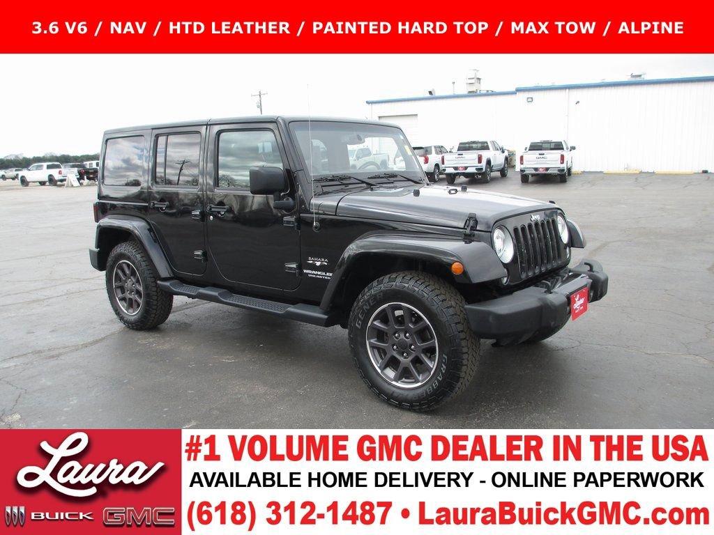 Used 2017 Jeep Wrangler Unlimited Sahara w/ Max Tow Package image 1
