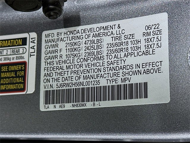 Certified 2022 Honda CR-V EX image 33