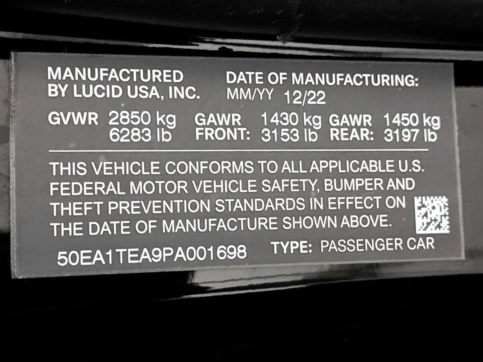 Used 2023 Lucid Air Touring AWD/4WD image 34