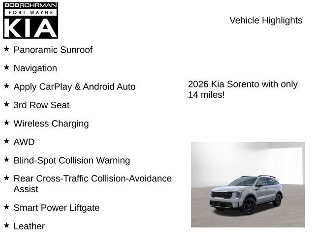 New 2026 Kia Sorento X-Line EX image 7