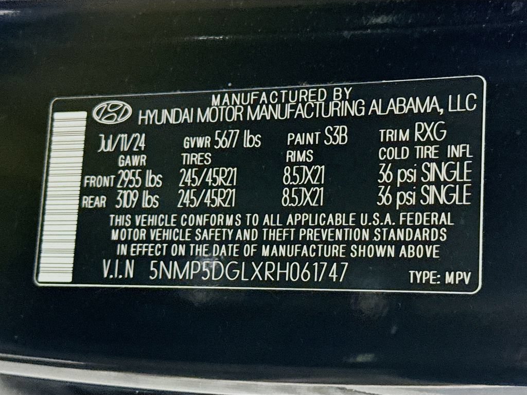 Certified 2024 Hyundai Santa Fe Calligraphy AWD/4WD image 39