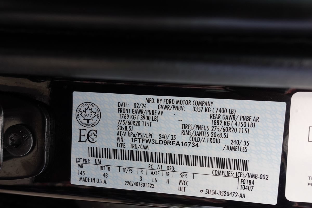Used 2024 Ford F150 XLT w/ Equipment Group 303A High AWD/4WD image 21