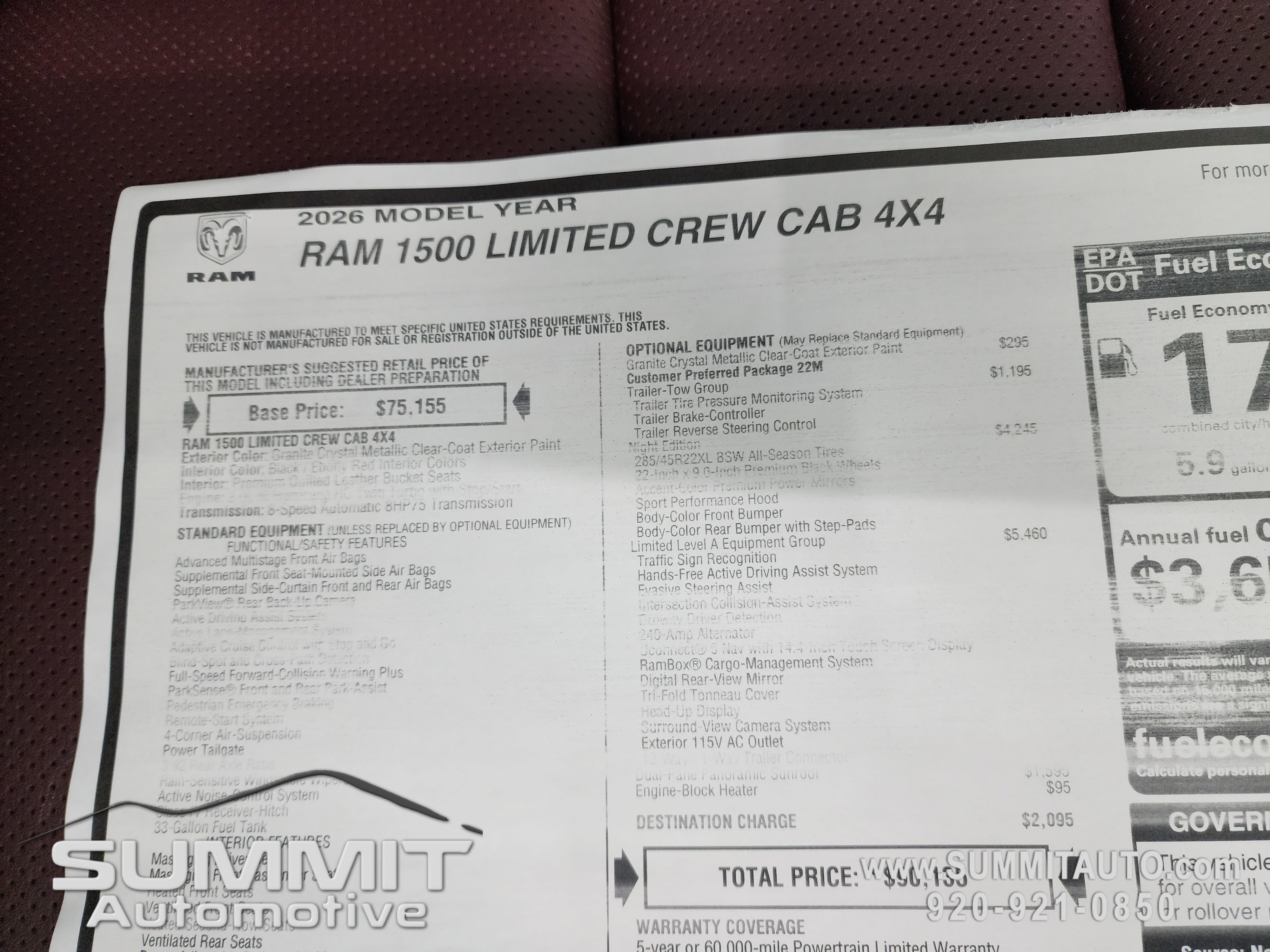 New 2026 RAM 1500 Limited image 32