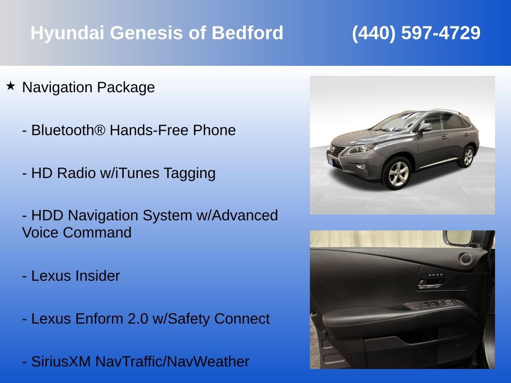 Used 2013 Lexus RX 350 AWD w/ Navigation Pkg image 7