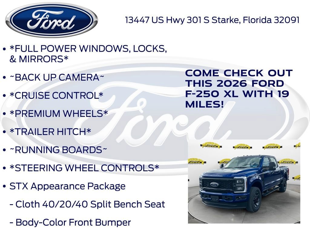 New 2026 Ford F250 XL w/ STX Appearance Package AWD/4WD image 10