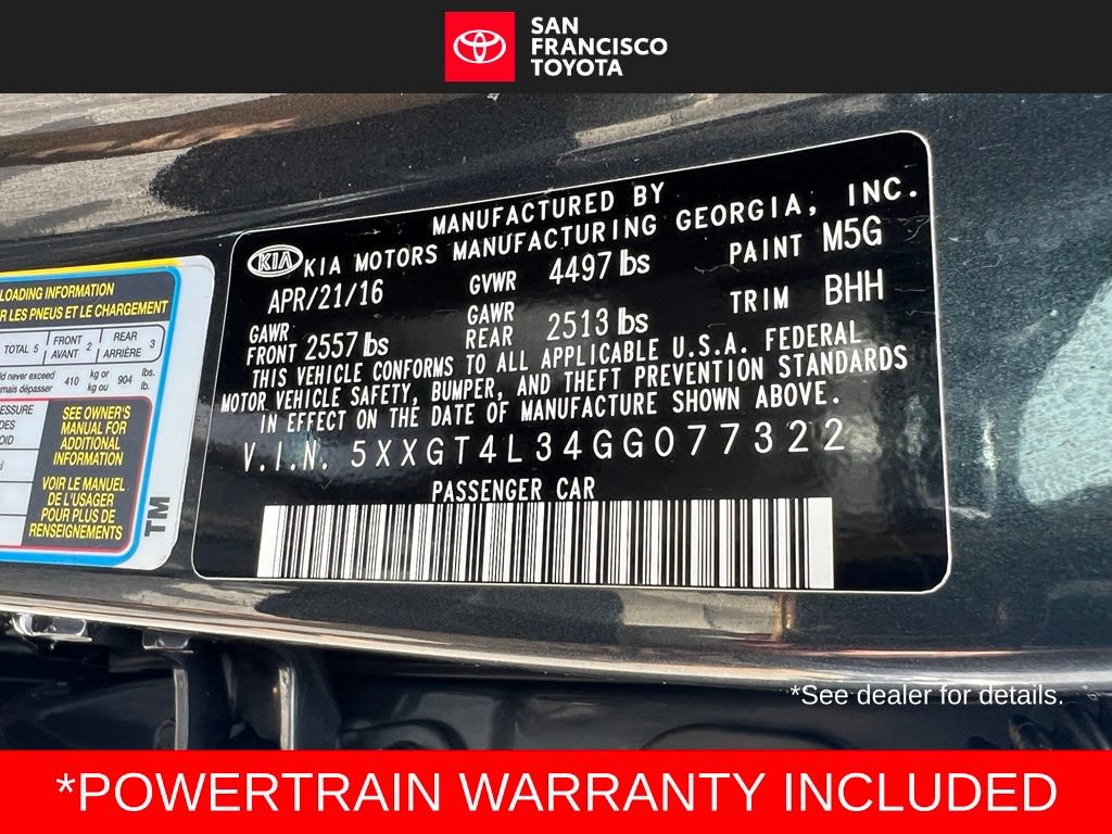 Used 2016 Kia Optima LX w/ LX Convenience Package FWD image 38