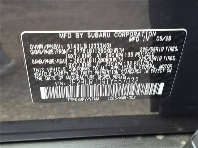 New 2026 Subaru Outback Touring XT AWD/4WD image 19