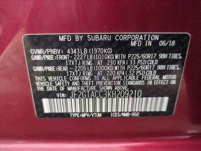 Used 2019 Subaru Crosstrek 2.0i Premium image 24