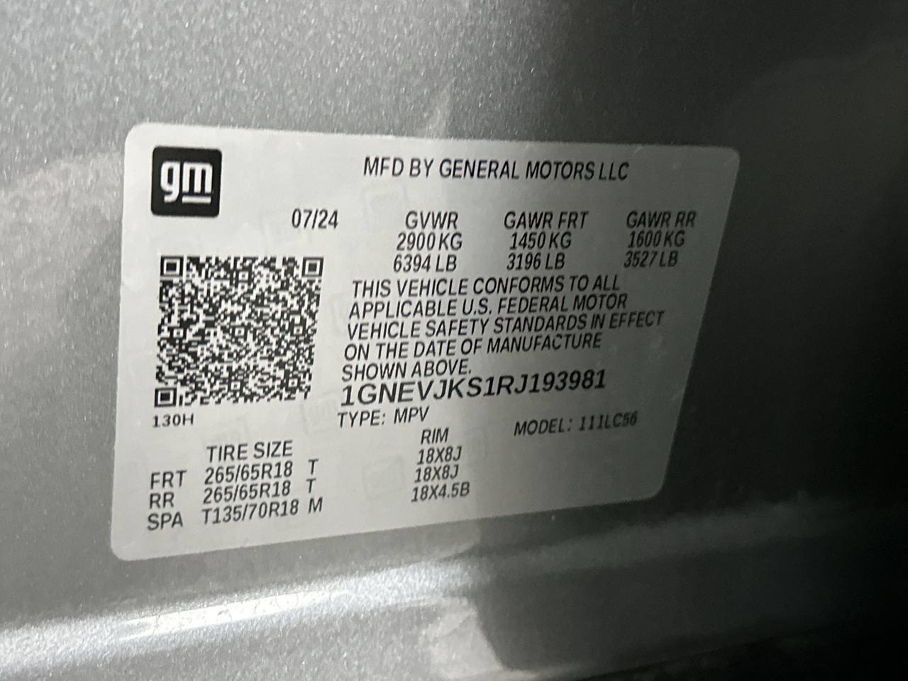 Used 2024 Chevrolet Traverse Z71 AWD/4WD image 14