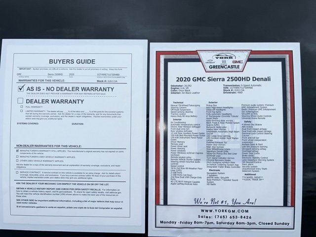 Used 2020 GMC Sierra 2500 Denali w/ Technology Package image 13