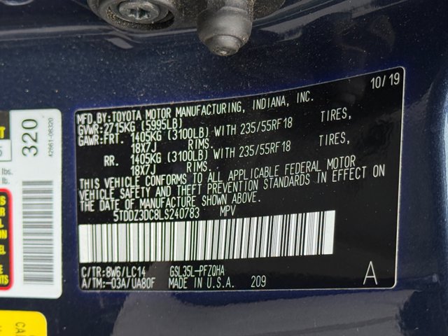 Used 2020 Toyota Sienna XLE Premium AWD/4WD image 36