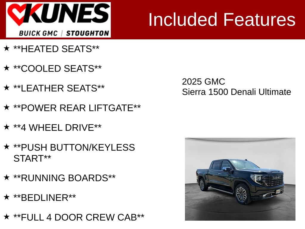 Used 2025 GMC Sierra 1500 Denali Ultimate AWD/4WD image 3