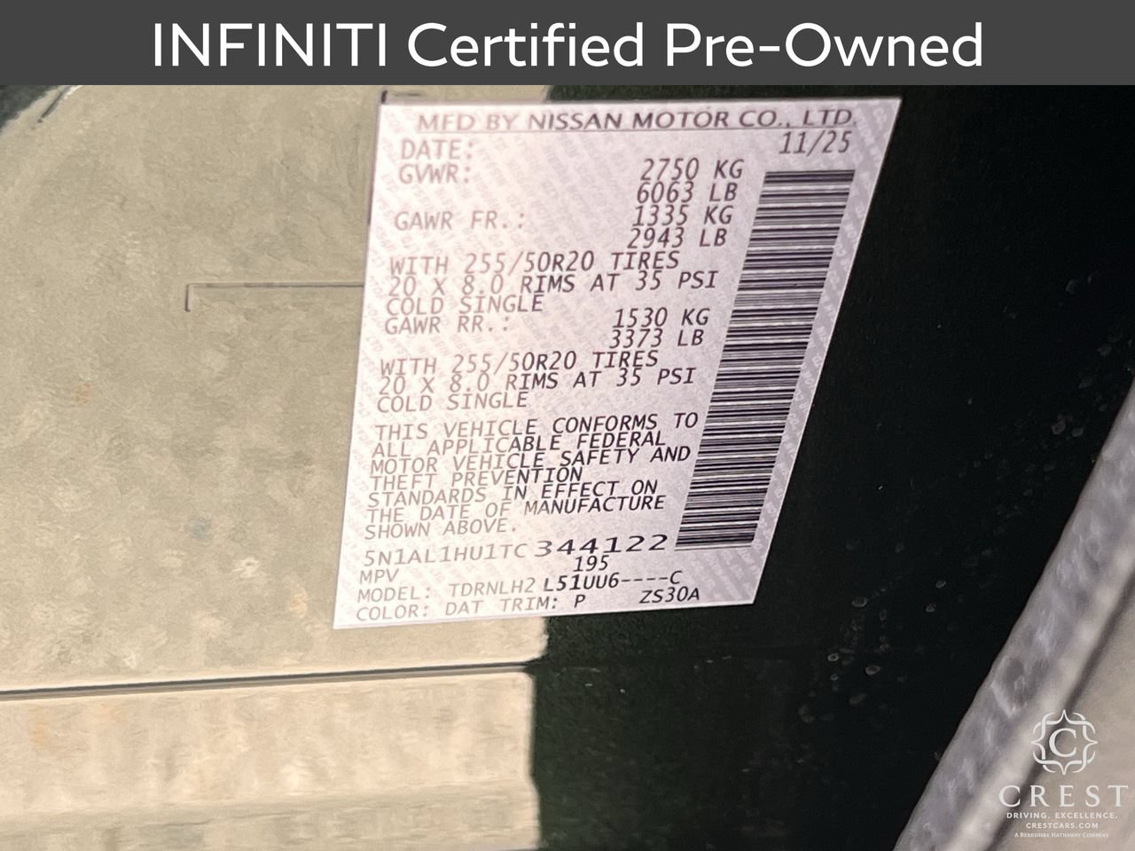 Certified 2026 INFINITI QX60 Autograph w/ Autograph Tech Package AWD/4WD image 34