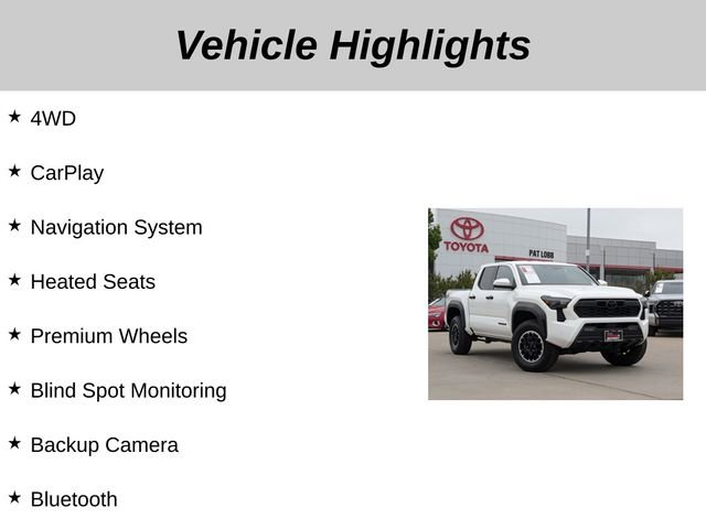 Used 2024 Toyota Tacoma TRD Off-Road w/ TRD Off Road Upgrade Package image 3